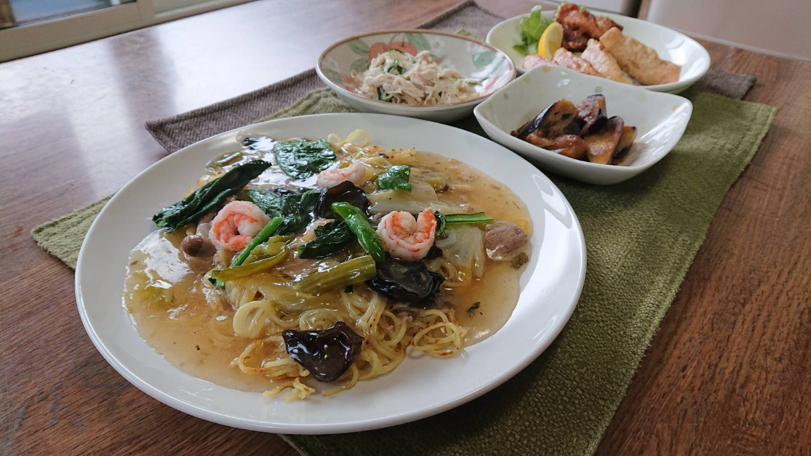 ✩本日のメインは塩あんかけ焼きそばです✩ | 食べる | 観月旅館 | 北海道洞爺湖周辺の情報共有サイト「むしゃなび」