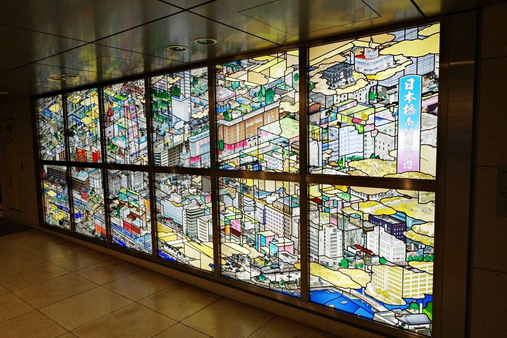 ティエポロ画集　大壁画　パステル　仰視法　天井画　夢心地 永井博 アクリル額装 City Vibes, Coastal Tides Ⅱ 10390