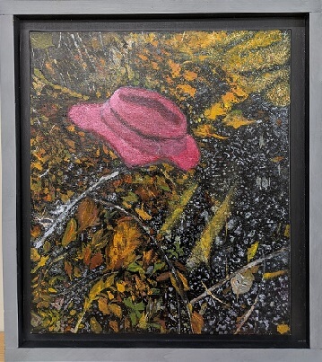 油絵　専用　花壇から顔を出した赤ちゃんぶた 油絵 専用 花壇から顔を出した赤ちゃんぶた（油絵 専用 花壇から