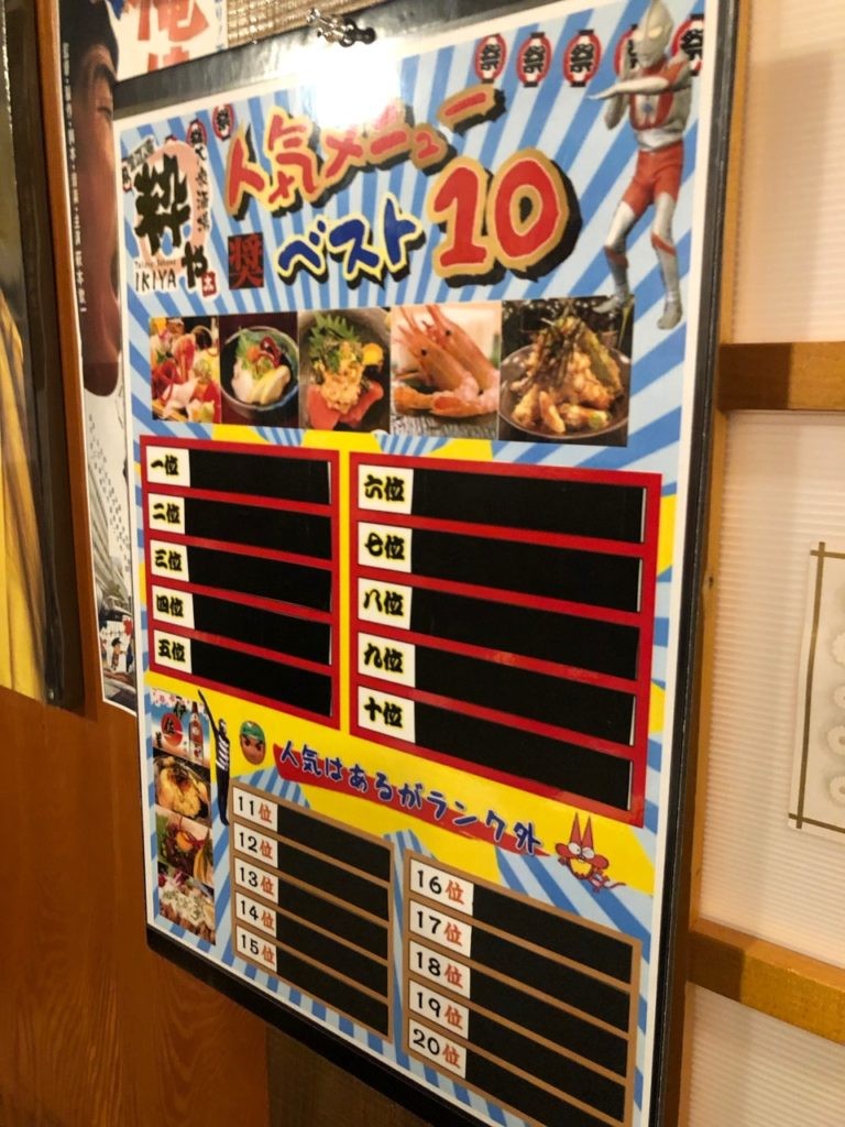 大衆酒場 粋や 人気料理ベストテンを食べ尽くすまで帰れま10 伊達市 室蘭市 洞爺湖周辺の美味しい情報サイト むしゃなび