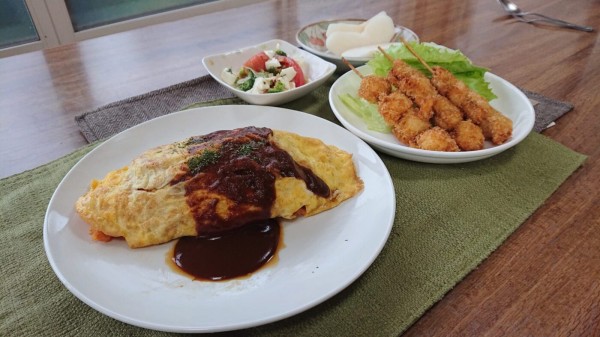 今日のメインは大盛り手作りオムライスです 伊達市 室蘭市 洞爺湖周辺の美味しい情報サイト むしゃなび